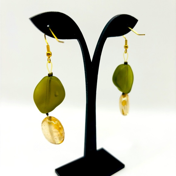 Handmade Beaded Earrings - Picture 2 of 4